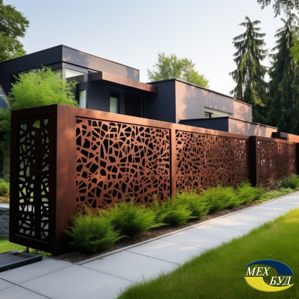 Modern Corten Cephe ve Plaka Uygulaması